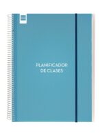 Finocam Organizer Pianificatore di Lezioni senza Date per Insegnanti - 1 Giorno per Pagina - 230x310mm - Copertine in Polipropilene - Carta da 80g/m2 - Spirale Metallica - Colore Blu - immagine 2
