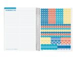Finocam Organizer Pianificatore di Lezioni senza Date per Insegnanti - 1 Giorno per Pagina - 230x310mm - Copertine in Polipropilene - Carta da 80g/m2 - Spirale Metallica - Colore Blu - immagine 5