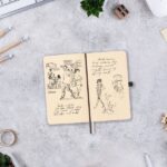 Finocam Nexo Quaderno a copertina morbida - 72 fogli - 90x150 mm - Carta color crema da 80 g/m² - Liscia - Tasca interna - Chiusura con elastico - Fogli microperforati - Colore nero - immagine 3
