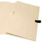 Finocam Nexo Quaderno a copertina morbida - 72 fogli - 90x150 mm - Carta color crema da 80 g/m² - Liscia - Tasca interna - Chiusura con elastico - Fogli microperforati - Colore nero - immagine 5