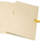 Finocam Nexo Quaderno a Copertina Morbida - 72 Fogli - 90x150mm - Carta Crema da 80g/m² - Liscia - Tasca Interna - Chiusura con Elastico - Fogli Microperforati - Colore Giallo - immagine 5