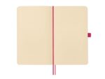 Finocam Nexo Quaderno a copertina morbida - 72 fogli - 90x150 mm - Carta color crema da 80 g/m² - Liscio - Tasca interna - Chiusura con elastico - Fogli microperforati - Colore fucsia - immagine 4