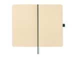 Finocam Nexo Quaderno a copertina morbida - 72 fogli - 90x150 mm - Carta color crema da 80 g/m² - Liscio - Tasca interna - Chiusura con elastico - Fogli microperforati - Colore verde scuro - immagine 4