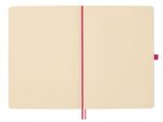 Finocam Nexo Quaderno a copertina morbida - 72 fogli - Formato A5 - 148x210 mm - Carta crema da 80 g/m² - Liscio - Tasca interna - Chiusura con elastico - Fogli microperforati - Colore fucsia - immagine 4