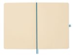 Finocam Nexo Quaderno a Copertina Morbida - 72 Fogli - Formato A5 - 148x210 mm - Carta Crema da 80 g/m² - Liscio - Tasca Interna - Chiusura con Elastico - Fogli Microperforati - Colore Azzurro - immagine 4