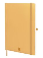 Finocam Nexo Quaderno a Copertina Morbida - 72 Fogli - Formato B5 - 176x250 mm - Carta Crema da 80 g/m² - Liscia - Tasca Interna - Chiusura con Elastico - Fogli Microperforati - Colore Cammello
