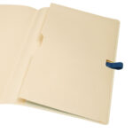 Finocam Nexo Quaderno a Copertina Morbida - 72 Fogli - 90x150mm - Carta Crema da 80g/m2 - Tasca Interna - Chiusura con Elastico - Portapenne - Fogli Microperforati - Colore Blu Marino - immagine 3