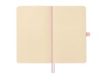 Finocam Nexo Quaderno a Copertina Morbida - 72 Fogli - 90x150mm - Carta Crema da 80g/m² - Tasca Interna - Chiusura con Elastico - Portapenne - Fogli Microperforati - Colore Rosa - immagine 4
