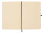 Finocam Nexo Taccuino a Copertina Morbida - 72 Fogli - Formato A5 - 148x210 mm - Carta Crema da 80 g/m² - Tasca Interna - Chiusura con Elastico - Portapenne - A Punti - Colore Blu Marino - immagine 4