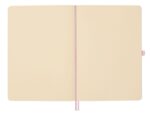 Finocam Nexo Taccuino a Copertina Morbida - 72 Fogli - Formato A5 - 148x210mm - Carta Crema da 80g/m² - Tasca Interna - Chiusura con Elastico - Portapenne - Fogli Microperforati - Colore Rosa - immagine 4