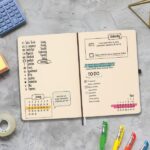 Finocam Nexo Quaderno a Copertina Morbida - 72 Fogli - Formato A5 - 148x210mm - Carta Crema da 80g/m² - Tasca Interna - Chiusura con Elastico - Portapenne - Fogli Microperforati - Colore Camel - immagine 3