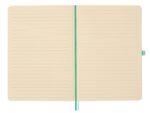 Finocam Nexo Quaderno a Copertina Morbida - 72 Fogli - 90x150 mm - Righe Orizzontali - Carta Crema da 80 g/m² - Tasca Interna - Portapenne - Fogli Microperforati - Colore Turchese - immagine 4