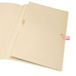 Finocam Nexo Quaderno a Copertina Morbida - 72 Fogli - 90x150mm - Righe Orizzontali - Carta Crema da 80g/m2 - Tasca Interna - Chiusura con Elastico - Portapenne - Fogli Microperforati - Colore Rosa - immagine 5