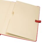 Finocam Nexo Quaderno con copertina rigida - 72 fogli - 90x150 mm - Carta crema da 80 g/m² - Liscia - Tasca interna - Chiusura con elastico - Fogli microperforati - Colore rosso - immagine 5