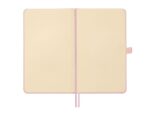 Finocam Nexo Quaderno a Copertina Rigida - 72 Fogli - 90x150mm - Carta Crema da 80g/m2 - Liscia - Tasca Interna - Chiusura con Elastico - Fogli Microperforati - Colore Rosa - immagine 4