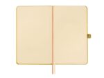 Finocam Nexo Taccuino con copertina rigida - 72 fogli - 90x150 mm - Carta crema da 80 g/m² - Liscia - Tasca interna - Chiusura con elastico - Fogli microperforati - Colore cammello - immagine 4