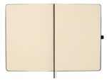 Finocam Nexo Taccuino con Copertina Rigida - 72 Fogli - Formato A5 - 148x210 mm - Carta Crema da 80 g/m² - Liscia - Tasca Interna - Chiusura con Elastico - Fogli Microperforati - Colore Nero - immagine 4