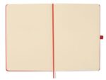 Finocam Nexo Taccuino con copertina rigida - 72 fogli - Formato A5 - 148x210 mm - Carta crema da 80 g/m² - Liscia - Tasca interna - Chiusura con elastico - Fogli microperforati - Colore rosso - immagine 4