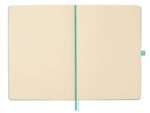 Finocam Nexo Quaderno a Copertina Rigida - 72 Fogli - Formato A5 - 148x210mm - Carta Crema da 80g/m2 - Liscia - Tasca Interna - Chiusura con Elastico - Fogli Microperforati - Colore Turchese - immagine 4