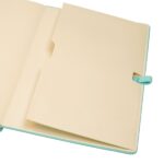 Finocam Nexo Quaderno a Copertina Rigida - 72 Fogli - Formato A5 - 148x210mm - Carta Crema da 80g/m2 - Liscia - Tasca Interna - Chiusura con Elastico - Fogli Microperforati - Colore Turchese - immagine 5