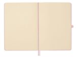 Finocam Nexo Quaderno con copertina rigida - 72 fogli - Formato A5 - 148x210 mm - Carta color crema da 80 g/m² - Liscio - Tasca interna - Chiusura con elastico - Fogli microperforati - Colore rosa - immagine 4