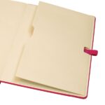 Finocam Nexo Taccuino con copertina rigida - 72 fogli - Formato A5 - 148x210 mm - Carta crema da 80 g/m² - Liscia - Tasca interna - Chiusura con elastico - Fogli microperforati - Colore fucsia - immagine 5
