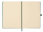 Finocam Nexo Quaderno con copertina rigida - 72 fogli - Formato A5 - 148x210 mm - Carta color crema da 80 g/m² - Liscio - Tasca interna - Chiusura con elastico - Fogli microperforati - Colore verde scuro - immagine 4