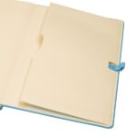 Finocam Nexo Quaderno con copertina rigida - 72 fogli - Formato A5 - 148x210 mm - Carta color crema da 80 g/m² - Liscia - Tasca interna - Chiusura con elastico - Fogli microperforati - Colore azzurro - immagine 5