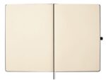 Finocam Nexo Quaderno con copertina rigida - 72 fogli - Formato B5 - 176x250 mm - Carta crema da 80 g/m² - Liscia - Tasca interna - Chiusura con elastico - Fogli microperforati - Colore nero - immagine 4