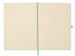Finocam Nexo Taccuino con copertina rigida - 72 fogli - Formato B5 - 176x250 mm - Carta color crema da 80 g/m² - Liscia - Tasca interna - Chiusura con elastico - Fogli microperforati - Colore turchese - immagine 4