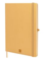 Finocam Nexo Quaderno con copertina rigida - 72 fogli - Formato B5 - 176x250 mm - Carta crema da 80 g/m² - Liscio - Tasca interna - Chiusura con elastico - Fogli microperforati - Colore cammello