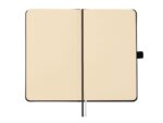 Finocam Nexo Quaderno con copertina rigida - 72 fogli - 90x150 mm - Carta color crema da 80 g/m² - Tasca interna - Chiusura con elastico - Portapenne - Fogli microperforati - Colore nero - immagine 4