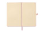 Finocam Nexo Taccuino con copertina rigida - 72 fogli - 90x150 mm - Carta crema da 80 g/m² - Tasca interna - Chiusura con elastico - Portapenne - Fogli microperforati - Colore rosa - immagine 4
