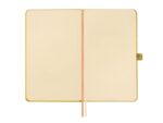 Finocam Nexo Taccuino con Copertina Rigida - 72 Fogli - 90x150mm - Carta Crema da 80g/m² - Tasca Interna - Chiusura con Elastico - Portapenne - Fogli Microperforati - Colore Cammello - immagine 4