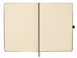Finocam Nexo Taccuino con Copertina Rigida - 72 Fogli - Formato A5 - 148x210mm - Carta Crema da 80g/m² - Tasca Interna - Chiusura con Elastico - Portapenne - Fogli Microperforati - Colore Nero - immagine 4