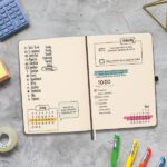 Finocam Nexo Quaderno con copertina rigida - 72 fogli - Formato A5 - 148x210 mm - Carta color crema da 80 g/m² - Tasca interna - Chiusura con elastico - Portapenne - Fogli microperforati - Colore turchese - immagine 3