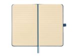 Finocam Nexo Quaderno con copertina rigida - 72 fogli - 90x150 mm - Righe orizzontali - Carta color crema da 80 g/m² - Tasca interna - Portapenne - Fogli microperforati - Colore blu navy - immagine 4