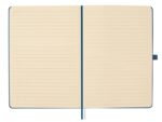 Finocam Nexo Quaderno con copertina rigida - 72 fogli - Formato A5 - 148x210 mm - Righe orizzontali - Carta color crema da 80 g/m² - Tasca interna - Portapenne - Fogli microperforati - Colore blu navy - immagine 4