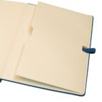 Finocam Nexo Quaderno con copertina rigida - 72 fogli - Formato A5 - 148x210 mm - Righe orizzontali - Carta color crema da 80 g/m² - Tasca interna - Portapenne - Fogli microperforati - Colore blu navy - immagine 5