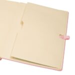 Finocam Nexo Quaderno con copertina rigida - 72 fogli - Formato A5 - 148x210 mm - Righe orizzontali - Carta color crema da 80 g/m² - Tasca interna - Portapenne - Fogli microperforati - Colore rosa - immagine 5