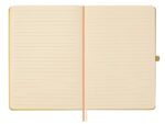 Finocam Nexo Quaderno con copertina rigida - 72 fogli - Formato A5 - 148x210 mm - Righe orizzontali - Carta color crema da 80 g/m² - Tasca interna - Portapenne - Fogli microperforati - Colore cammello - immagine 4