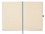 Finocam Nexo Quaderno con copertina rigida - 72 fogli - Formato B5 - 176x250 mm - Righe orizzontali - Carta color crema da 80 g/m² - Tasca interna - Portapenne - Fogli microperforati - Colore blu navy - immagine 4