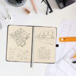 Finocam Class Quaderno a copertina rigida - 96 fogli - 100x150 mm - Carta crema da 80 g/m² - Liscia - Tasca interna - Chiusura con elastico - Fogli microperforati - Colore nero - immagine 3