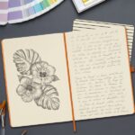 Finocam Modern Quaderno con copertina leggera - 72 fogli - Formato A5 - 148x210 mm - Carta crema da 80 g/m² - Liscia - Tasca interna - Chiusura con elastico - Fogli microperforati - Colore blu - immagine 3