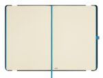 Finocam Modern Taccuino con Copertina Leggera - 72 Fogli - Formato A5 - 148x210 mm - Carta Crema da 80 g/m² - Tasca Interna - Chiusura con Elastico - Fogli Microperforati - Colore Nero - immagine 4