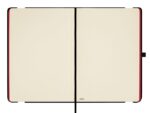Finocam Modern Taccuino con copertina leggera - 72 fogli - Formato A5 - 148x210 mm - Carta color crema da 80 g/m² - Tasca interna - Chiusura con elastico - Fogli microperforati - Colore rosso - immagine 4