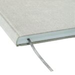 Finocam Jazz Libro degli ospiti - 80 fogli - 250x250 mm - Carta avorio da 120 g/m² - Copertina in tessuto - Colore grigio - immagine 5