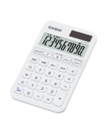 Casio SL-310YC Calcolatrice tascabile con display LCD a 10 cifre - Calcolo delle imposte - Alimentazione solare e a batterie - Compatta e leggera - Colore bianco - immagine 2