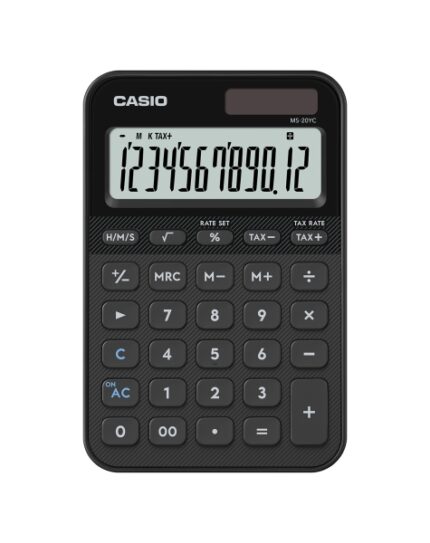 Casio SL-20YC Calcolatrice da tavolo con display LCD a 12 cifre - Calcolo di imposte