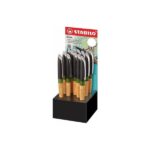 Stabilo Grow Espositore con 12 penne a sfera - Tratto 0